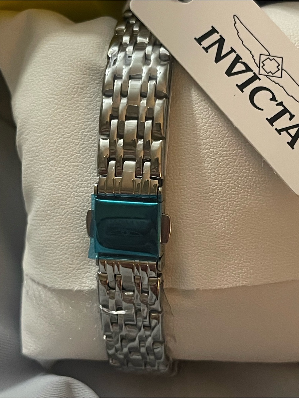 Invicta Two-Tone Watch with Turquoise Dial - Picture 3 of 6